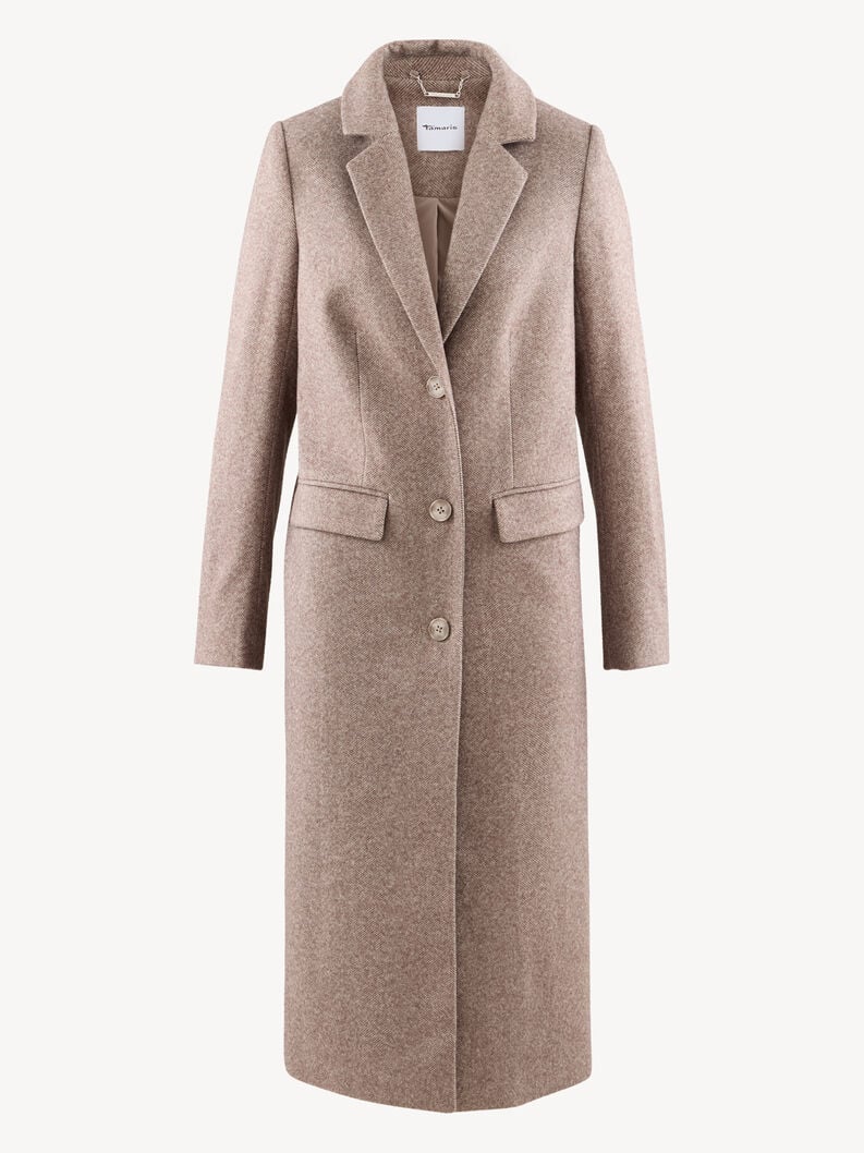 cappotto - marrone taw1040-73213 compra tamaris giacche cappotti online